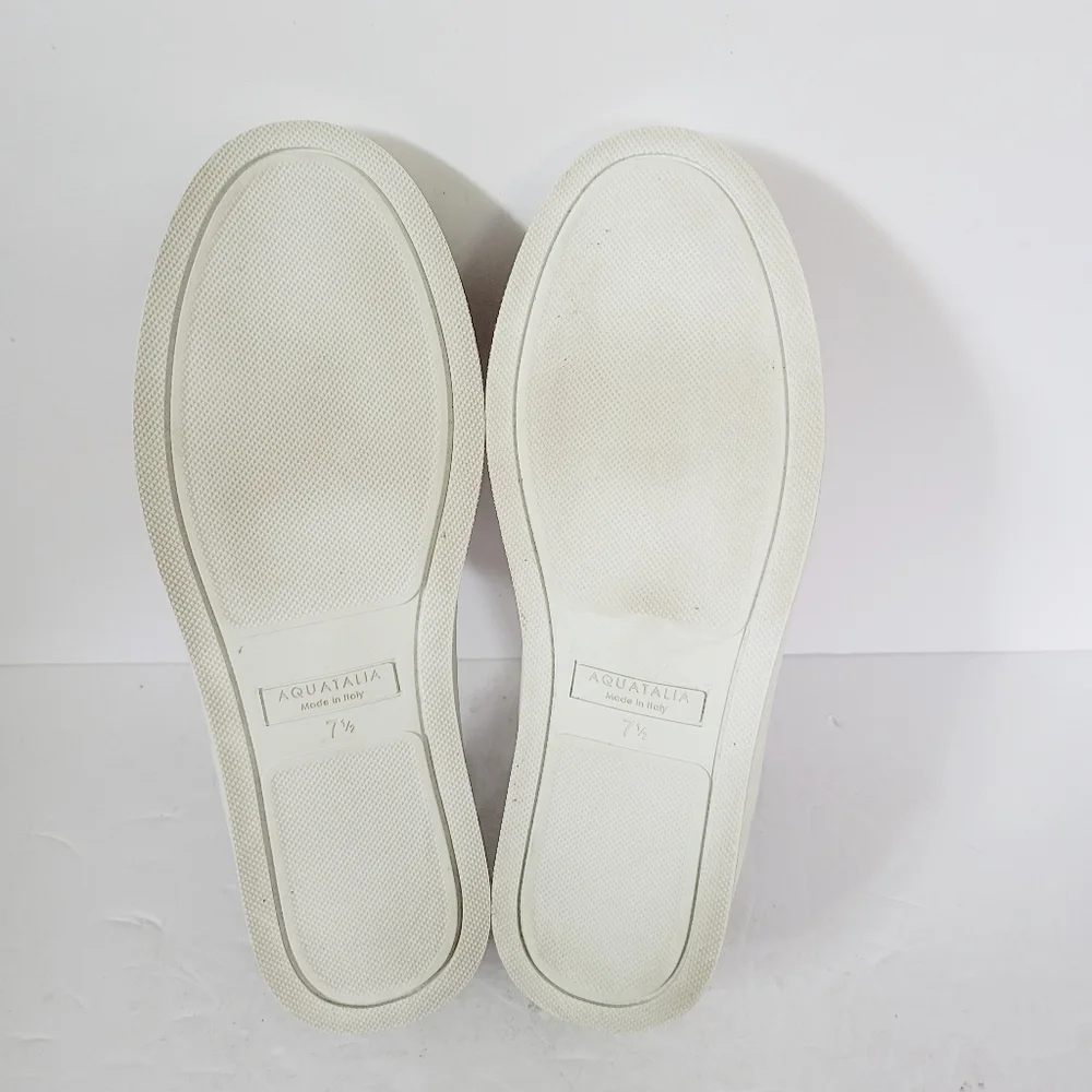 NEW Aquatalia Slip On Loafers Python Leather Snake Shoe Size 7.5
